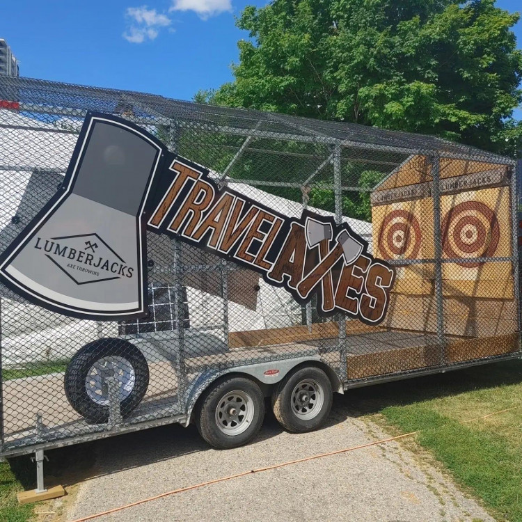 Axe Throwing Trailer